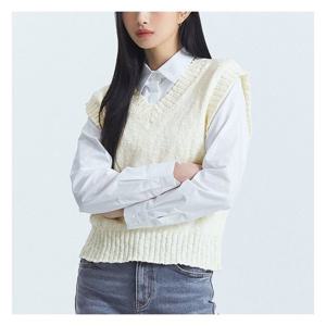 [미쏘]루즈핏 니트조끼 (MIWVKC214T-T)