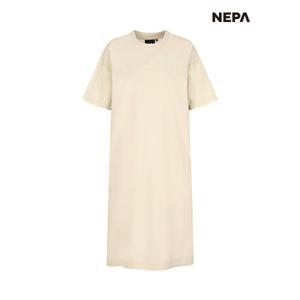 [네파]네파 여성 컴포 우븐 반팔 원피스 (레귤러핏) 7J45379