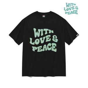 [비전스트릿웨어]VSW Love & Peace T-Shirts Black_VS2202ST29BK
