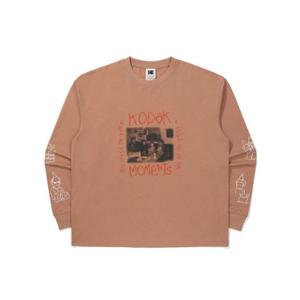코닥맨투맨티 EQJ K5323LRL71BRW 코닥 모먼츠 긴팔 티셔츠 BROWN