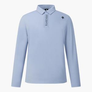 M 데상트골프티셔츠 GQC DP32MFTL91-LBLG 남성 이니셜 포인트 긴팔 티셔츠 Light Blue