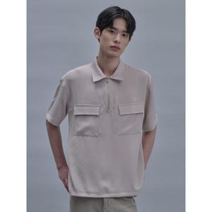 [Shift.G] Half ZipUp Polo  Beige (GS5342P02A)