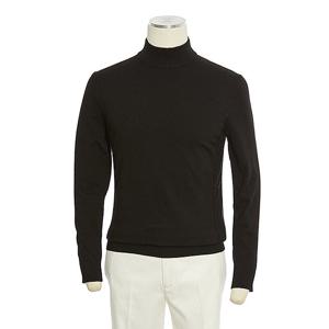 F/W (한정수량) 댄디블랙 부드러운 반폴라 터틀넥 니트 RQHPKT51ANW