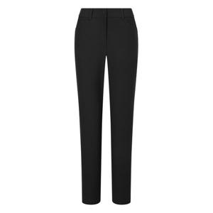 헤지스 골프 여성 25FW 블랙 여성 에센셜 스트레이트 핏 팬츠 HWPA5C601BK