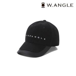 [와이드앵글]   WMU23C05Z1   CO 라인 배색 6쪽캡 (Black)
