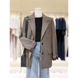 [숲]싱글 투버튼 루즈핏 자켓  SB9JK3A