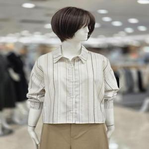 ab.f.z 세이브존09 스트라이프 크롭 셔츠 afqz2ba2e