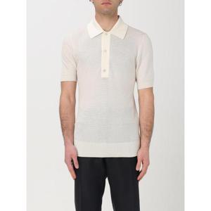 톰포드 폴로 티셔츠 KPS019YMC026S25 XAWAW Ivory