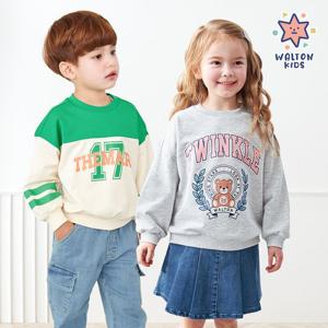 [월튼키즈]가을 데일리룩 티셔츠/맨투맨 16종 균일가 6900원