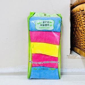 아젤리아 극세사 깔끄미 요술 행주 5p 항균행주 행주 칼라행주 주방행주 주방클리너 키친용품 다용도주방행