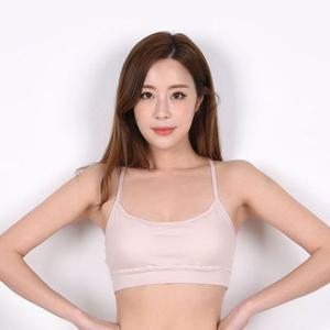 (사모아)(탑브라Y자)신축성좋은 면소재 Y자 탑 브라