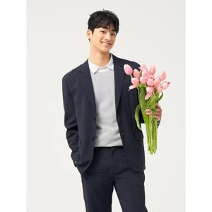 [빈폴멘] 젠틀테크 솔리드 셋업 재킷  애쉬 (BC5311C654)