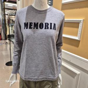 [BCBG] 올앤썬드리 봄25 부클 레터링 니트 A5S2K335