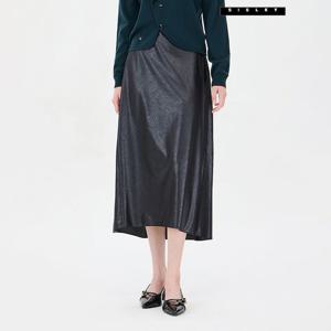 [시슬리] 올리버 레더 홀 스커트 SASK11441