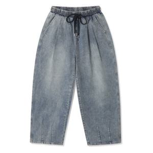 [엠엔씨]워싱 벌룬핀턱 밴딩청바지 (MDIP930KD)