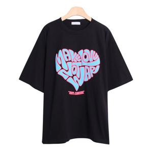 [아이우먼] 러브발포포인트반팔티 BUQ544M508 빅사이즈