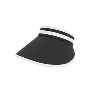 [르까프 키즈]르까프 여성 베이직 썬캡 화이트블랙 LE4C109WBK