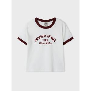 [후아유] Biker Ringer T-shirt(F) WHRAF3891F
