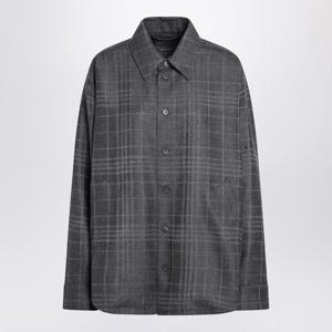 발렌시아가 울 타탄 셔츠 재킷 850866TQT01 1240