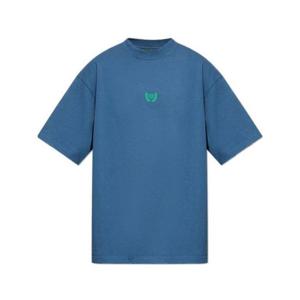 발렌시아가 반팔 티셔츠 764235TSVC95002 Blue