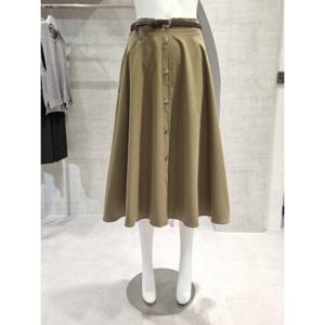 페이지플린  (F5CSK007) 버튼 장식 플레어 스커트