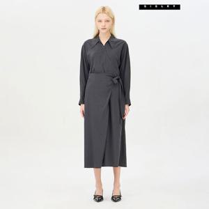 [시슬리] 나봄 셔츠형 랩 원피스 SAOP11441