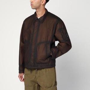 CP COMPANY Faded brown nylon jacket 19CMOW221A110403GXLCPCOM-683