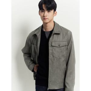 [빈폴멘] 페이크 스웨이드 트러커  카키 (BC5839C21H)