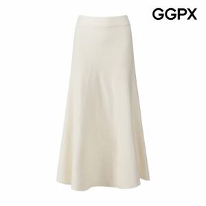 [GGPX] 플레인 플레어 니트 스커트 (GP9SK019F)