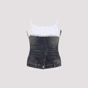 발렌시아가 반팔 티셔츠 838716 TSWC4 5002 DARK BLUE