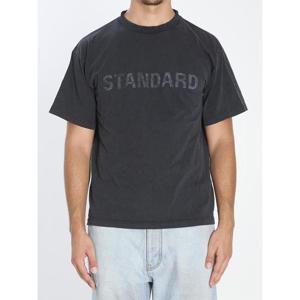발렌시아가 반팔 티셔츠 850261TTVC7 1041 FADED WASHED BLACK