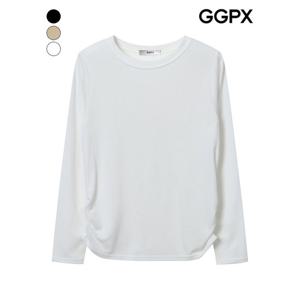 [GGPX]라운드넥 사이드 셔링 티셔츠 (GP9TS016B)