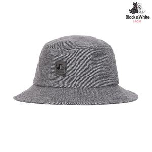 [블랙앤화이트]남성 모직 귀달이 버킷햇 8615GBAH_GREY