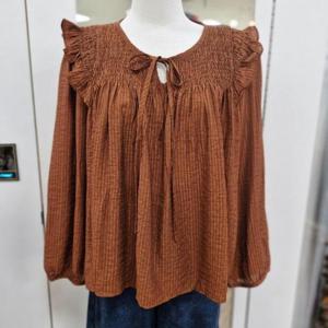 멜로디가든 HC39 프릴블라우스 M25F9B111