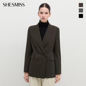 [쉬즈미스] 더블 브레스티드 테일러드 셋업 자켓_SWSJKP42030