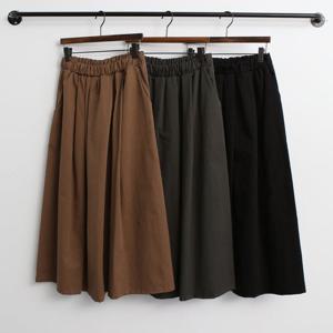 나야홍 / 빅사이즈치마 K278L509 플레어핏포켓롱스커트 EM