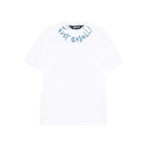 저스트까발리 반팔 티셔츠 79OAHE21CJ110 003 White
