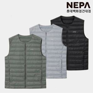 네파 [택가 169,000원] 남성 오리털 경량 다운 베스트 등산 캠핑 일상 아웃도어 패딩조끼 7L51302