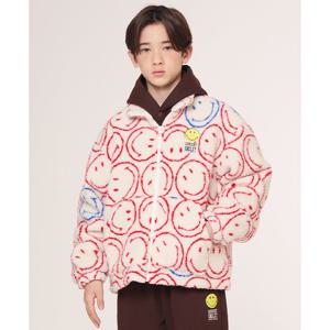 [아이스비스킷] 스마일리  오리지널스 올오버 패딩 부클 재킷_IB54JL703