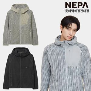 네파 [택가 159,000원] 남성 가을겨울 패스파인더 패턴 후드 후리스 플리스 자켓 이준호착장 7L76103