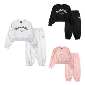 노스페이스 키즈 걸즈 앨리슨 스웻 세트 NM5MR58