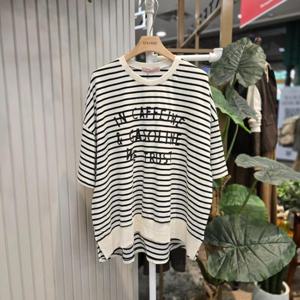 스테파니 HC05 5부소매ST트러스트티셔츠 A24TS4314HK4