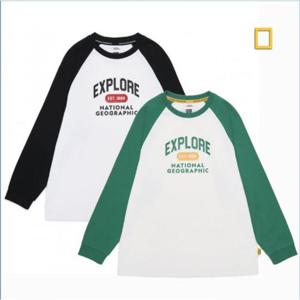 내셔널지오그래픽키즈  (K251UTS020) 래글런 긴팔 티셔츠
