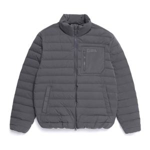 N254UDW230 아틱 하이넥 튜브 구스다운 점퍼 IRON GREY