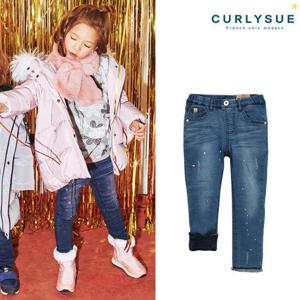 [CURLYSUE][컬리수] 윈터팝 데님팬츠(털안감) CNW1GADN01