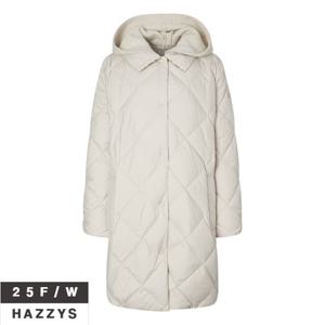 헤지스여성 HSJU5D012 니트후드 롱 구스 다운 점퍼