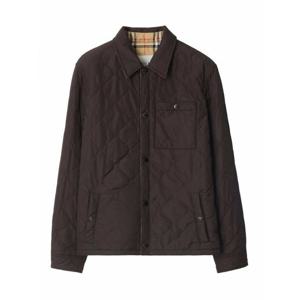 [BURBERRY] 라프리마 남성 캐주얼 자켓 리버시블 셔츠 인 퀼티드 나일론 8115728CLOVE Brown /8