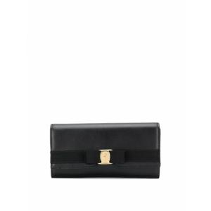 [SALVATORE FERRAGAMO] 라프리마 여성 지갑 purses 콘티넨탈 바라 보우 22E0080734541 블랙 /8