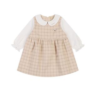 [아가방]리엘체크원피스(L/BEIGE) 01S724051
