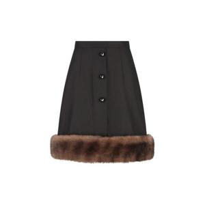 발렌티노 가라바니 숏 스커트 7B0RAE0090G0NO AI25 Black